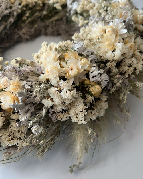 Dried Wreath-Snow White